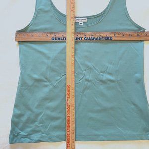 Andre Oliver Womens Tank Knit top Seafoam Green size Medium